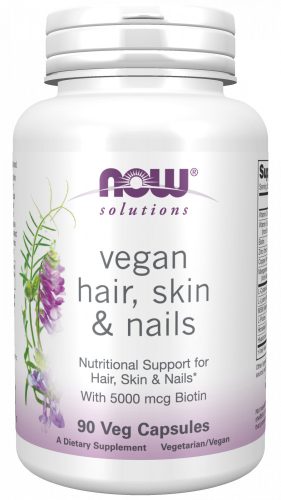 Now Foods Vegan Hair Skin And Nails 90 Capules 1 Kapszula