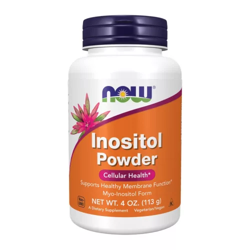 Now Foods Inositol Powder 4oz 113g Unflavored (Ízesítetlen)