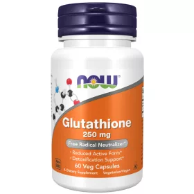 Now Foods Glutathione 250mg 60 Veg Capsules 60 Kapszula