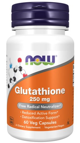 Now Foods Glutathione 250mg 60 Veg Capsules 60 Kapszula