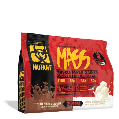 Mutant Mutant Mass 2 Flavours 1360g+1360g Triple Chocolate&Vanilla Ice Cream (Csoki&Vanília)