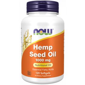 Now Foods Hemp Seed Oil 1000mg 120 Softgels 120 Gélkapszula