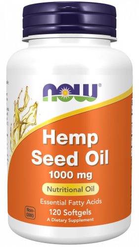 Now Foods Hemp Seed Oil 1000mg 120 Softgels 120 Gélkapszula