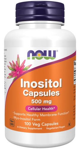 Now Foods Inositol Capsules 500mg 100 Veg Capsules 100 Kapszula