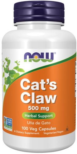 Now Foods Cats Claw 500mg 100 Veg Capsules 100 Kapszula
