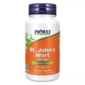 Now Foods St. Johns Wort 300mg 100Capsules 100 Kapszula