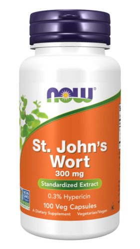 Now Foods St. Johns Wort 300mg 100Capsules 100 Kapszula