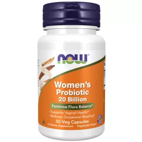   Now Foods Womens Probiotic 20 Billion 50 Veg Capsules 50 Vegetáriánus Kapszula