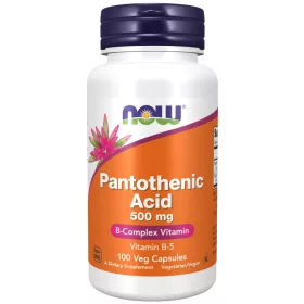   Now Foods Pantothenic Acid 500mg 100 Veg Capsules 100 Kapszula