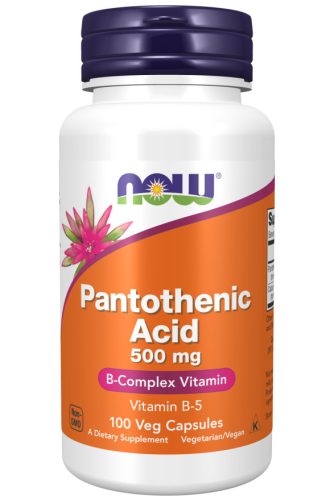 Now Foods Pantothenic Acid 500mg 100 Veg Capsules 100 Kapszula
