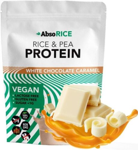 Absorice AbsoRice Protein 500g White Chocolate Caramel (Fehércsokoládé Karamell)