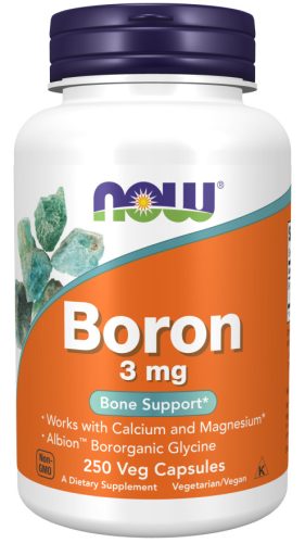 Now Foods Boron 3mg 250 Veg Capsules 1 Kapszula