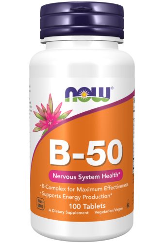 Now Foods B-50 100 Tablets 100 Tabletta