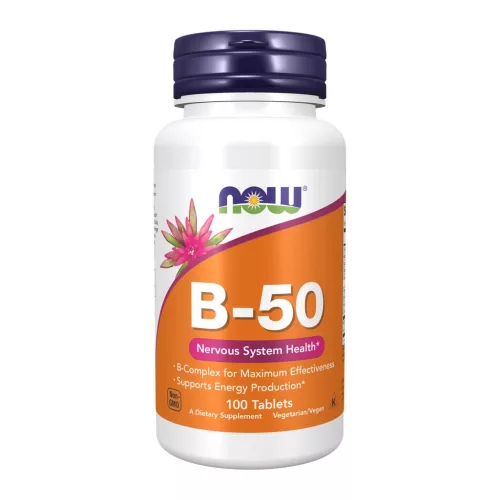 Now Foods B-50 100 Tablets 100 Tabletta