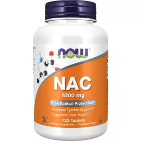 Now Foods NAC 1000mg 120 Tablets 120 Tabletta