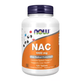 Now Foods NAC 1000mg 120 Tablets 120 Tabletta