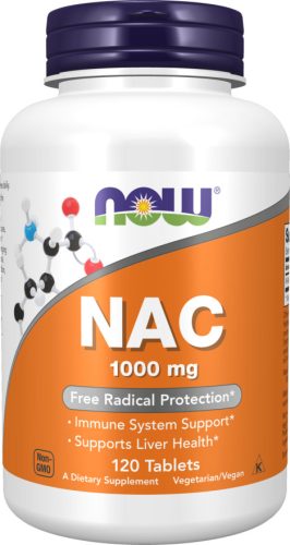 Now Foods NAC 1000mg 120 Tablets 120 Tabletta