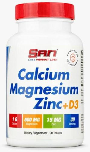SAN Calcium Magnesium Zinc + D-3 90 Tablets 90 Tabletta