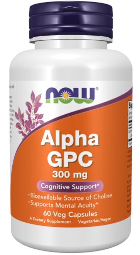 Now Foods Alpha GPC 300mg 60 Veg Capsules 60 Kapszula