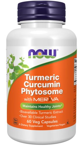 Now Foods Turmeric Curcumin Phytosome With Meriva 60 Veg Capsules 60 Kapszula
