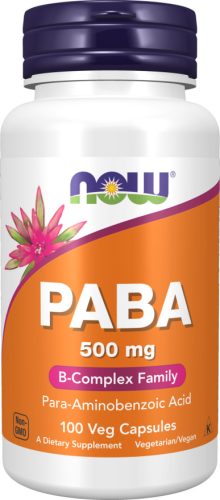 Now Foods PABA 500mg 100 Capsules 100 Kapszula