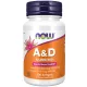 Now Foods Vitamin A&D 10000 IU/ 400 IU 100 Softgels 100 Gélkapszula