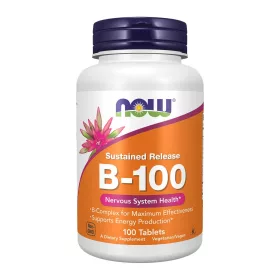 Now Foods B-100 Sustained Release 100 Tablets 100 Tabletta