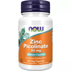 Now Foods Zinc Picolinate 50mg 60 Veg Capsules 60 Kapszula