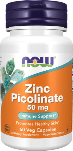 Now Foods Zinc Picolinate 50mg 60 Veg Capsules 60 Kapszula