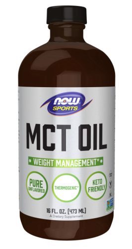 Now Foods MCT Oil Unflavored (Ízesítetlen) 16oz 473ml