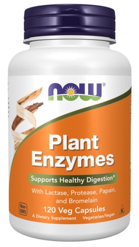 Now Foods Plant Enzymes 120 Veg Capsules 120 Kapszula