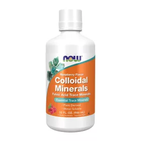 Now Foods Colloidal Minerals Fulvic Acid With Trace Minerals 946ml Raspberry (Málna)