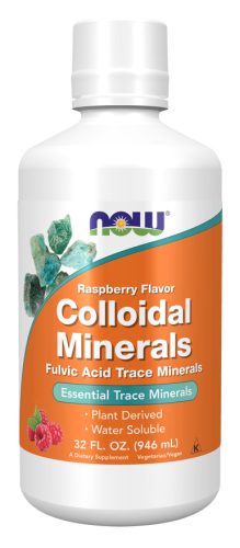 Now Foods Colloidal Minerals Fulvic Acid With Trace Minerals 946ml Raspberry (Málna)