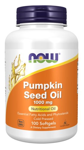 Now Foods Pumpkin Seed Oil 1000mg 100 Softgel 100 Gélkapszula