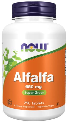 Now Foods Alfalfa 650mg 250 Tablets 250 Tabletta