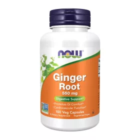 Now Foods Ginger Root 550mg 100 Veg Capsules 100 Kapszula