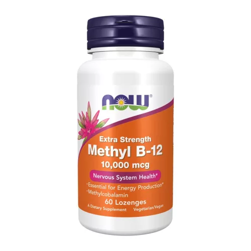 Now Foods Methyl B-12 10.000mcg Extra Strength 60 Lozenges 60 Tabletta