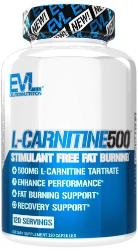 EVL Nutrition L-Carnitine 500 120 Capsules 120 Kapszula