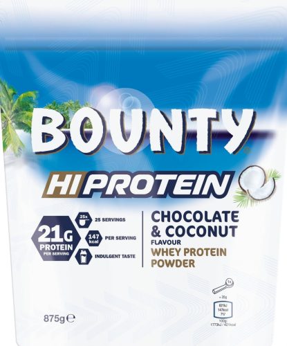 Snickers&Mars Protein Powder BOUNTY HiProtein 875g Chocolate Coconut (Csoki Kókusz)