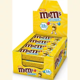 S&M Karton HiProtein Bar 12x51g M&Ms PEANUT (Mogyoró) EXP.:2027/01/26