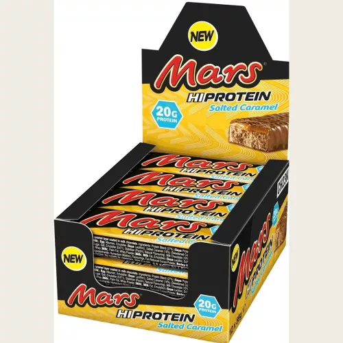 S&M Karton HiProtein Bar 12x59g MARS SALTED CARAMEL (Sós Karamell)