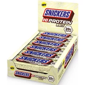   S&M Karton HiProtein Bar 12x57g SNICKERS WHITE (Fehércsokoládé)