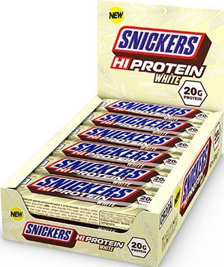 Snickers&Mars Karton HiProtein Bar 12x51-59g SNICKERS WHITE (Fehércsoki)