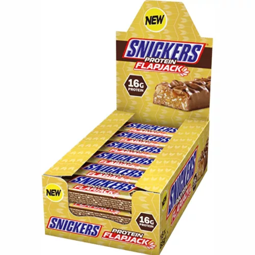 S&M Karton Flapjack HiProtein SNICKERS 18x65g
