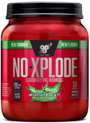BSN N.O.-Xplode Legendary Pre-Workout 650g Green Burst (Kiwi Eper) EXP.:2025/10/31