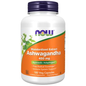   Now Foods Ashwagandha 450mg Standardized Extract 180 Veg Capsules 180 Kapszula