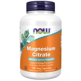 Now Foods Magnesium Citrate 120 Veg Capsules 120 Kapszula
