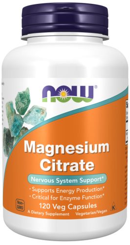 Now Foods Magnesium Citrate 120 Veg Capsules 120 Kapszula
