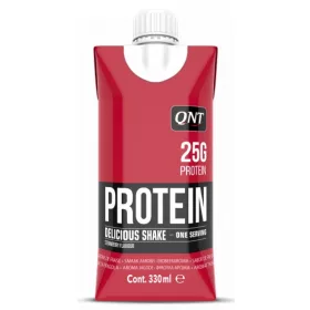 QNT Delicious Protein Shake RTD 330ml Strawberry (Eper)