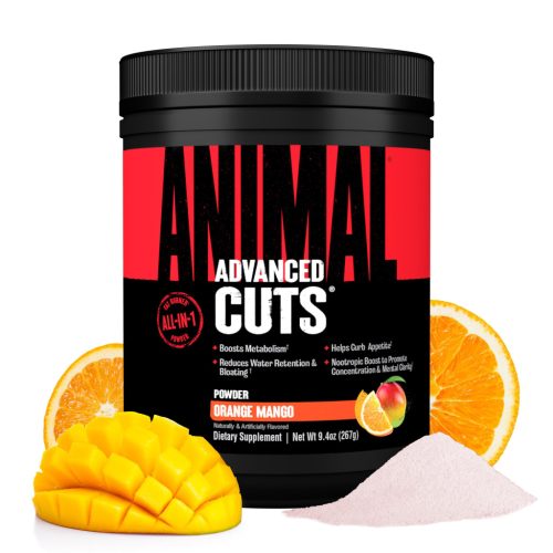 Universal Nutrition Animal Cuts Powder 265g Orange Mango (Narancs Mangó)